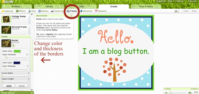 blog button help