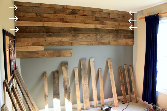 pallet board wall example
