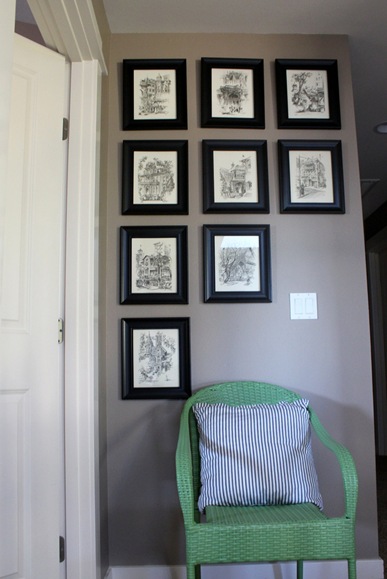 the inspired room gallery wall
